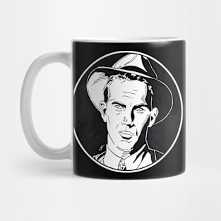 ELIOT NESS - The Untouchables (Circle Black and White) Mug